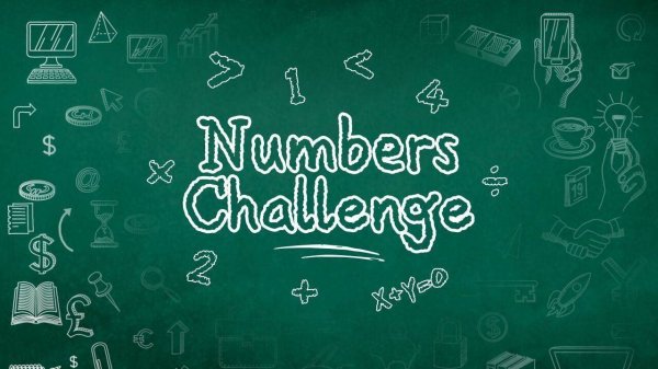 Numbers Challenge Math Puzzle