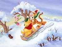 Holiday Pooh Jigsaw Puzzle