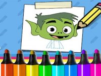 Beast Boy Sketch Guide