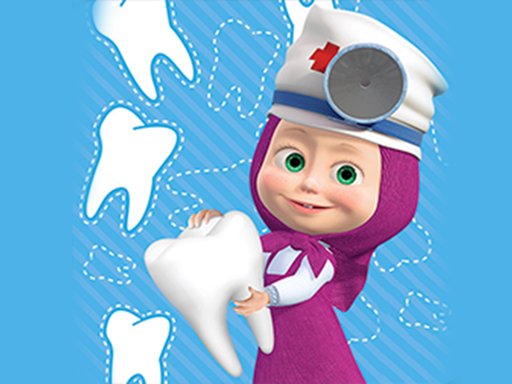 Masha Happy Dentist Kids Game