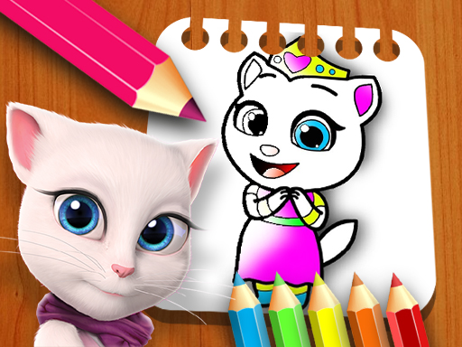 Angela Creative Coloring Book Game