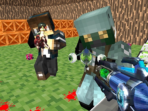 Blocky Paintball Arena Arcade