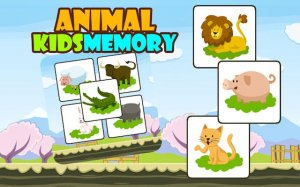 Animal Kids Memory Game Online