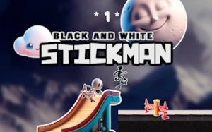 Black and White Stickman Puzzle Runner