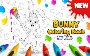 Bunny Coloring Book: Free Online Kids Coloring Game