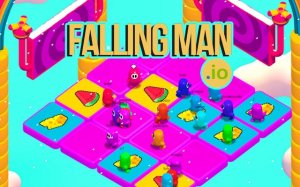 Fallingman.io - Colorful Platformer Online Game