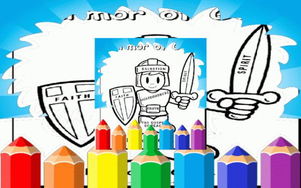 Armor of God Coloring Book Online Game