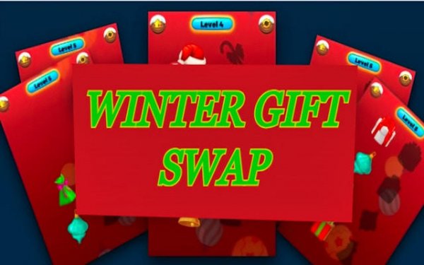 Winter Gift Swap Puzzle Game Online